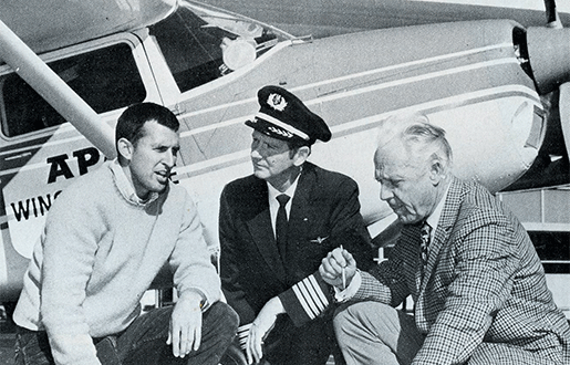 Sink Manning, Capt. Bill Barry, & George Haddaway.